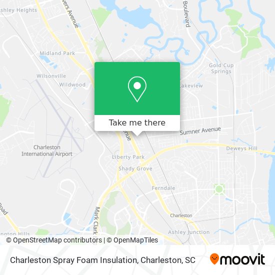 Charleston Spray Foam Insulation map
