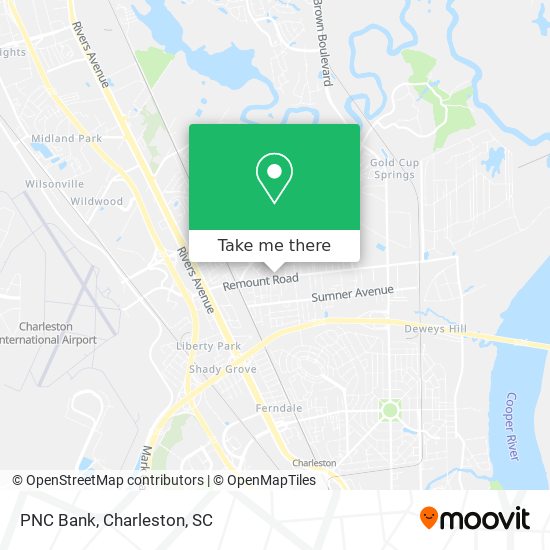 PNC Bank map