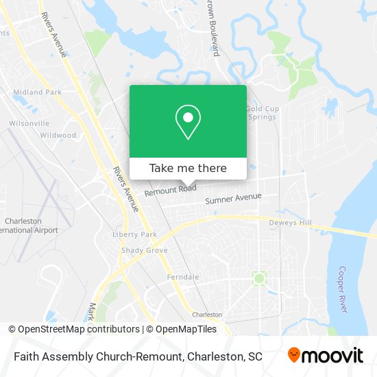 Faith Assembly Church-Remount map