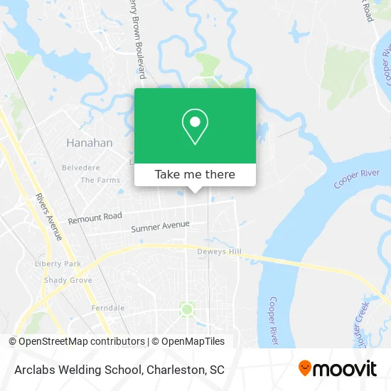 Mapa de Arclabs Welding School