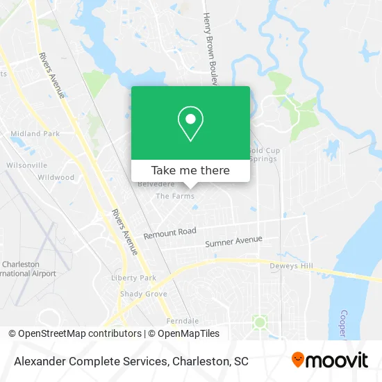 Alexander Complete Services map