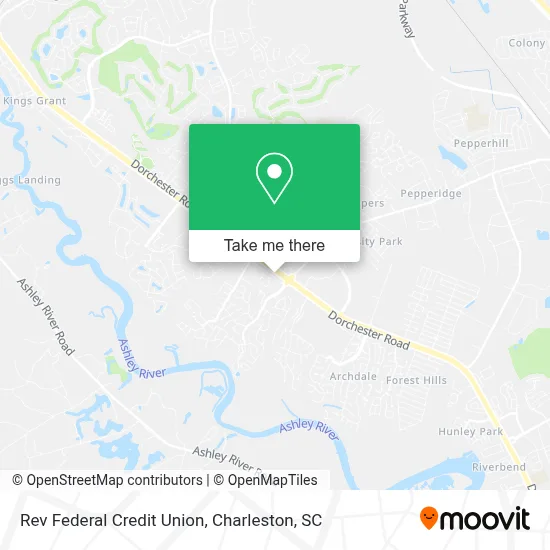 Rev Federal Credit Union map