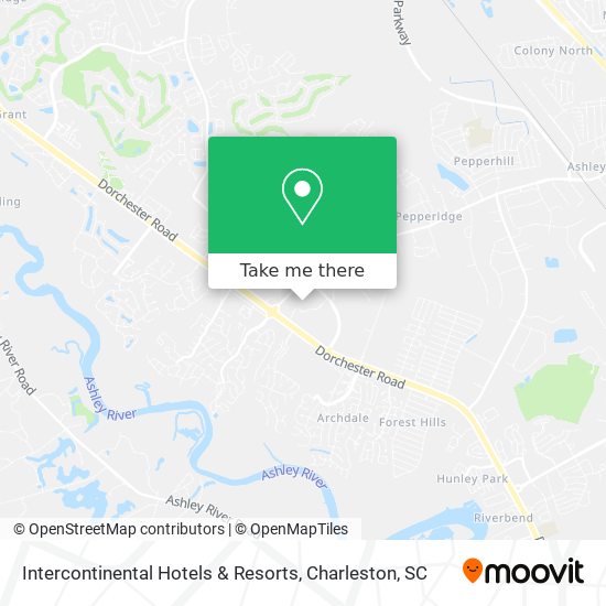 Mapa de Intercontinental Hotels & Resorts