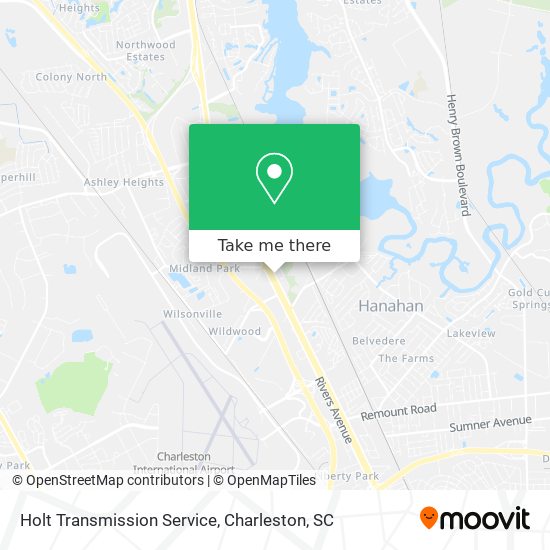 Holt Transmission Service map