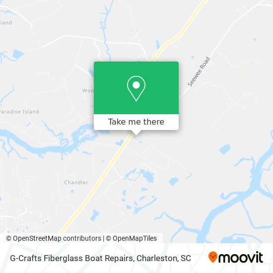 G-Crafts Fiberglass Boat Repairs map