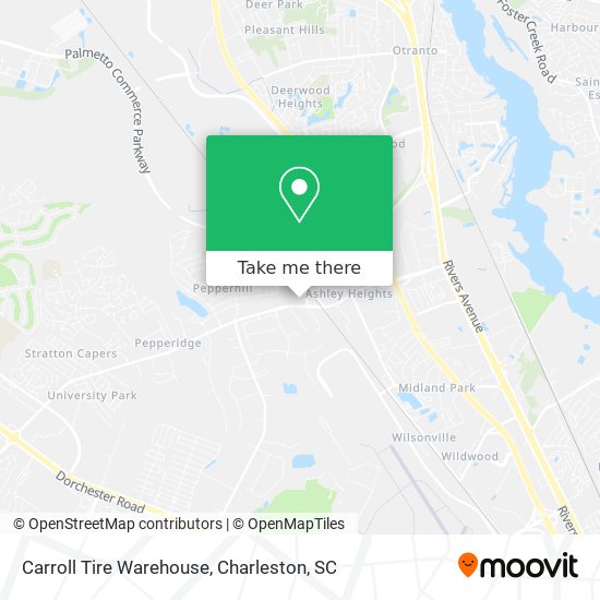 Carroll Tire Warehouse map