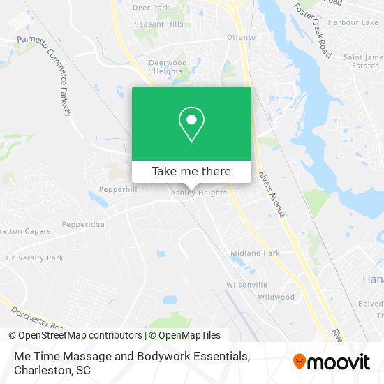 Mapa de Me Time Massage and Bodywork Essentials