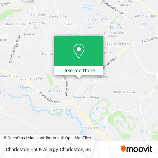 Charleston Ent & Allergy map