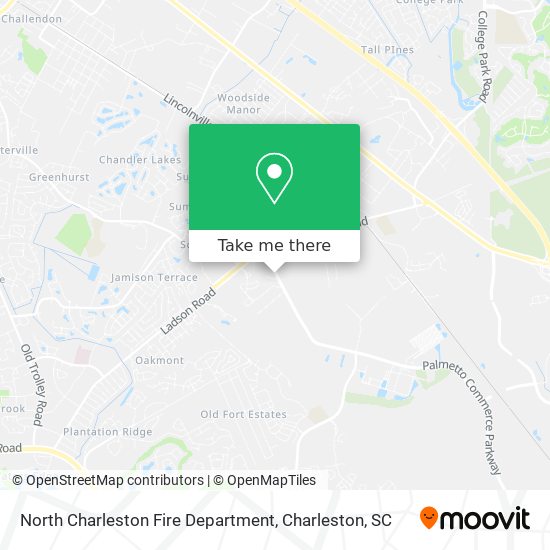 Mapa de North Charleston Fire Department