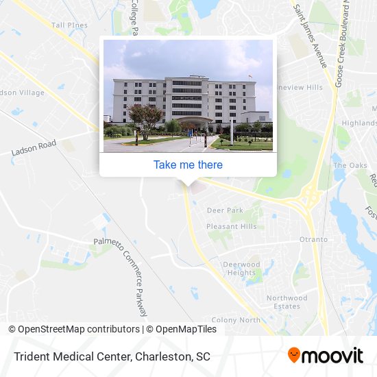 Trident Medical Center map