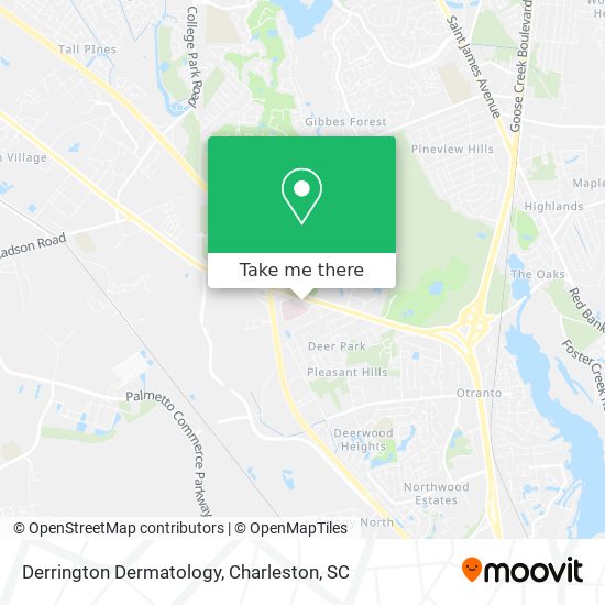 Derrington Dermatology map