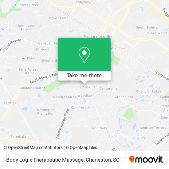 Mapa de Body Logix Therapeutic Massage