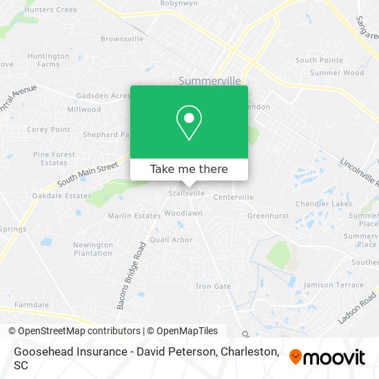 Goosehead Insurance - David Peterson map