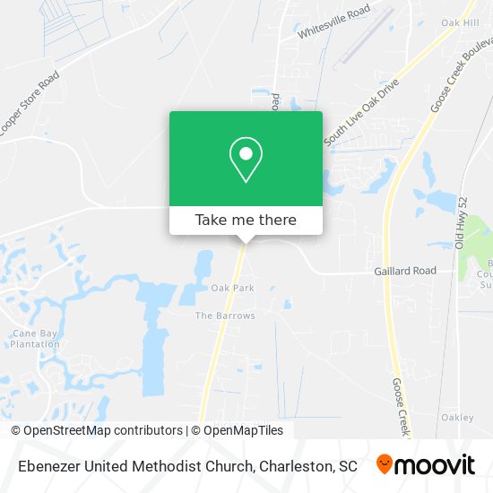 Mapa de Ebenezer United Methodist Church