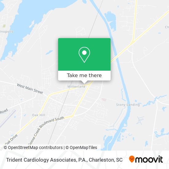 Mapa de Trident Cardiology Associates, P.A.