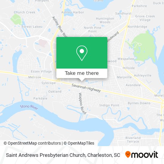 Saint Andrews Presbyterian Church map