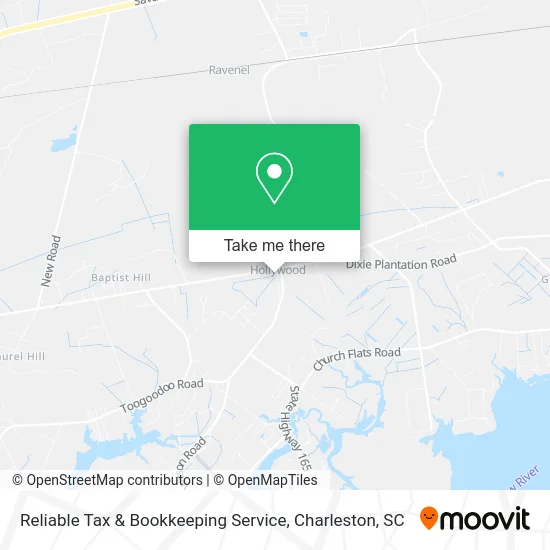 Reliable Tax & Bookkeeping Service map