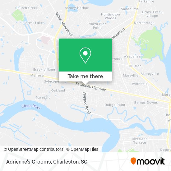 Mapa de Adrienne's Grooms