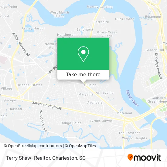 Terry Shaw- Realtor map