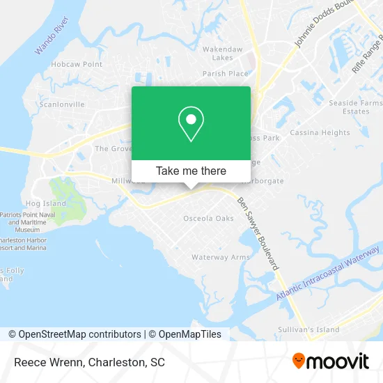 Mapa de Reece Wrenn