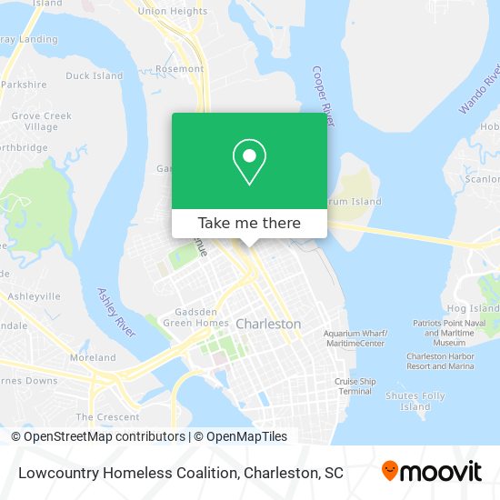 Lowcountry Homeless Coalition map