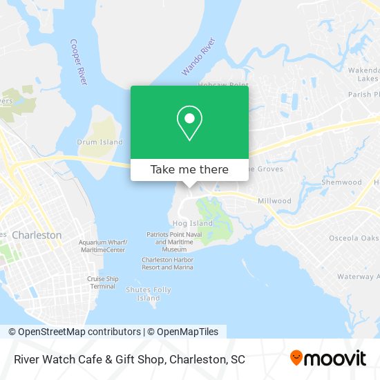 River Watch Cafe & Gift Shop map
