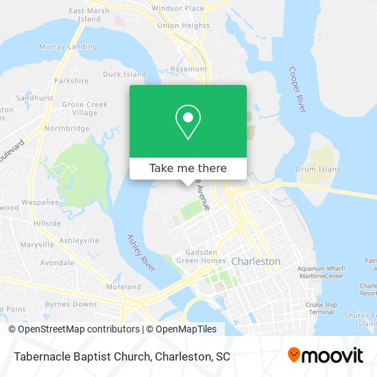 Mapa de Tabernacle Baptist Church
