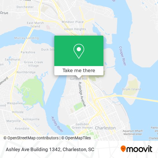 Ashley Ave Building 1342 map