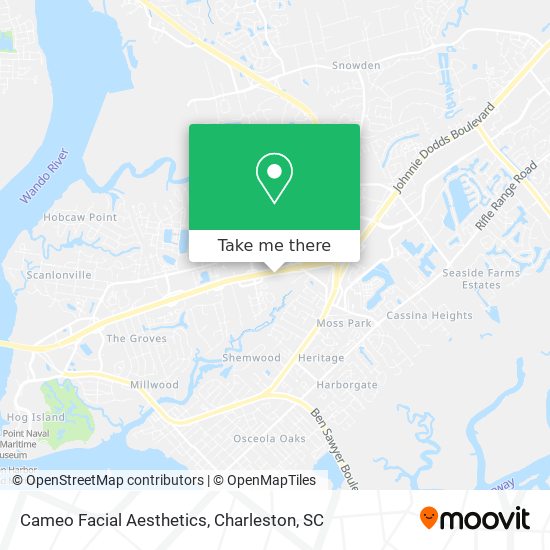 Cameo Facial Aesthetics map
