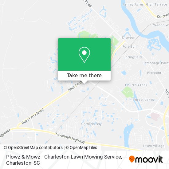 Plowz & Mowz - Charleston Lawn Mowing Service map