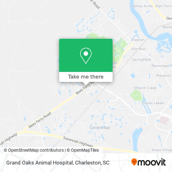 Grand Oaks Animal Hospital map