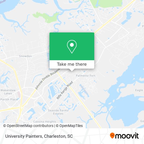 University Painters map