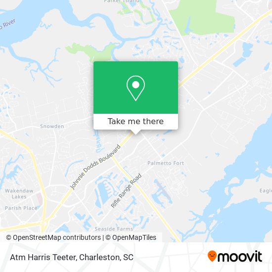 Mapa de Atm Harris Teeter