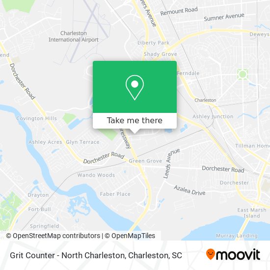 Grit Counter - North Charleston map