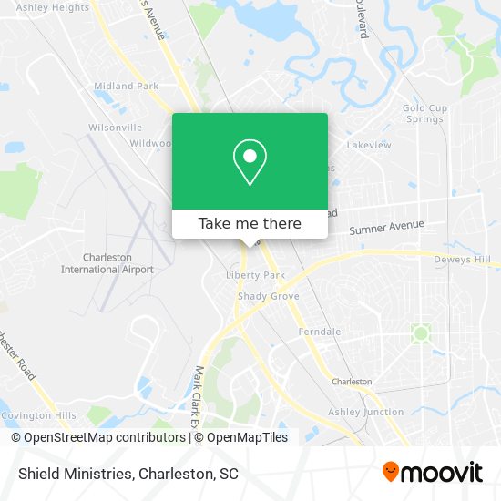 Shield Ministries map