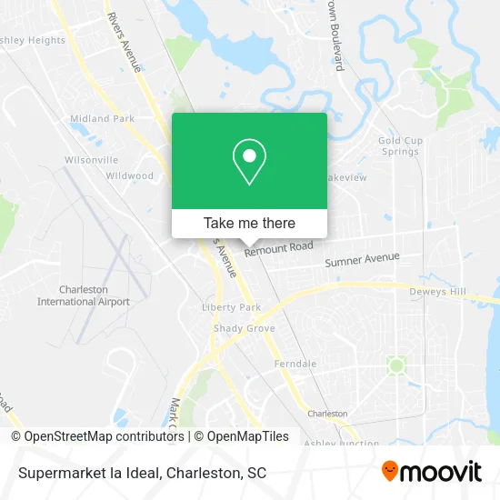 Supermarket la Ideal map