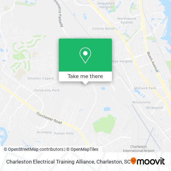 Mapa de Charleston Electrical Training Alliance