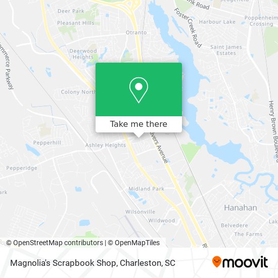 Magnolia's Scrapbook Shop map