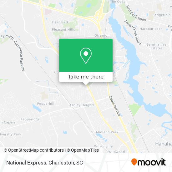 National Express map