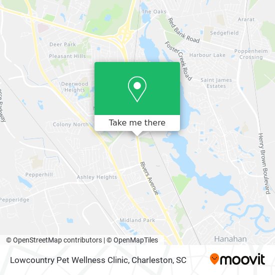 Mapa de Lowcountry Pet Wellness Clinic