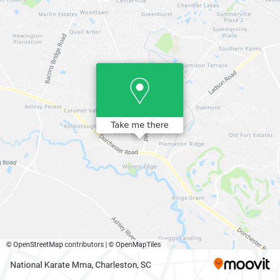 National Karate Mma map