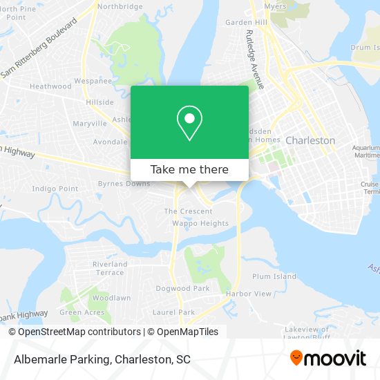 Albemarle Parking map