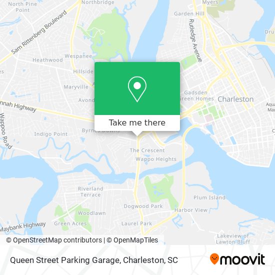 Mapa de Queen Street Parking Garage