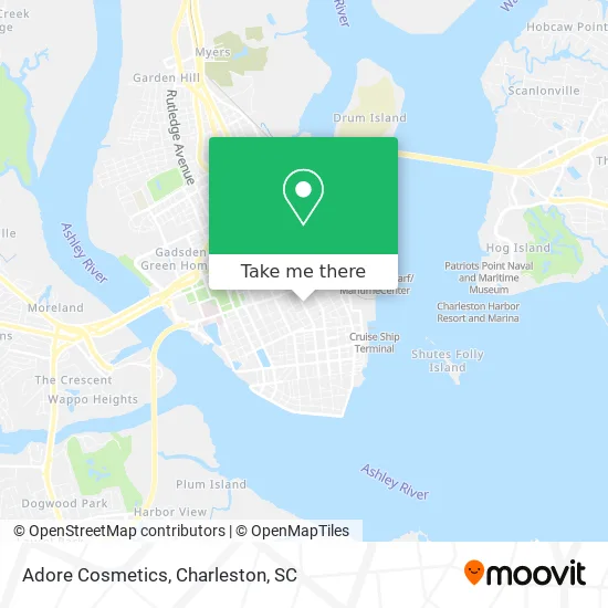 Adore Cosmetics map