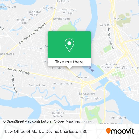 Law Office of Mark J Devine map