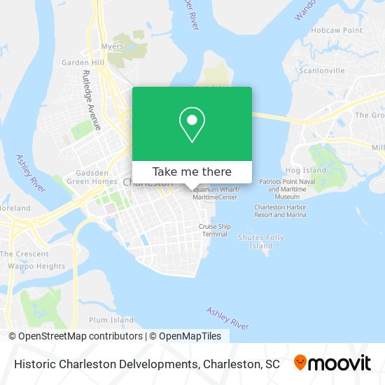 Mapa de Historic Charleston Delvelopments