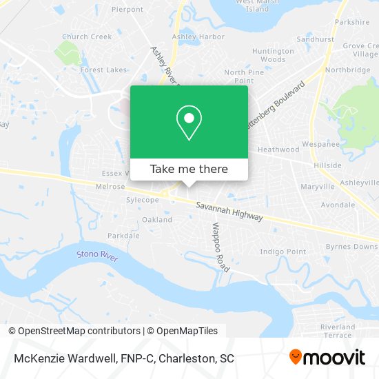 Mapa de McKenzie Wardwell, FNP-C