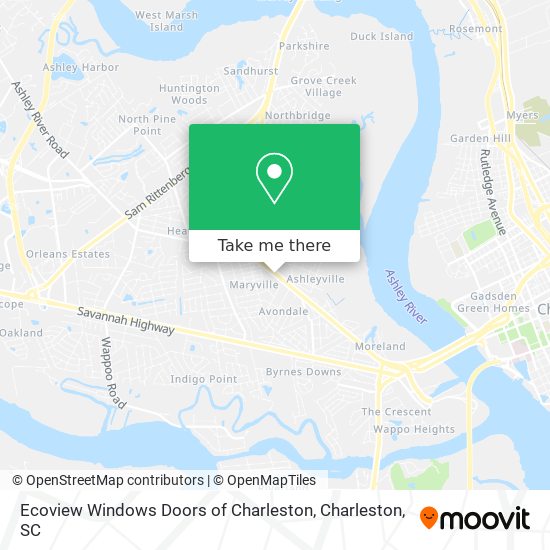 Mapa de Ecoview Windows Doors of Charleston