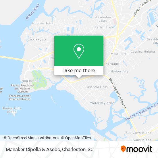 Manaker Cipolla & Assoc map