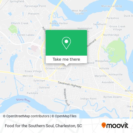 Food for the Southern Soul map
